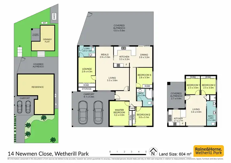 Floorplan of Homely house listing, 14 & 14a Newmen Close, Wetherill Park NSW 2164