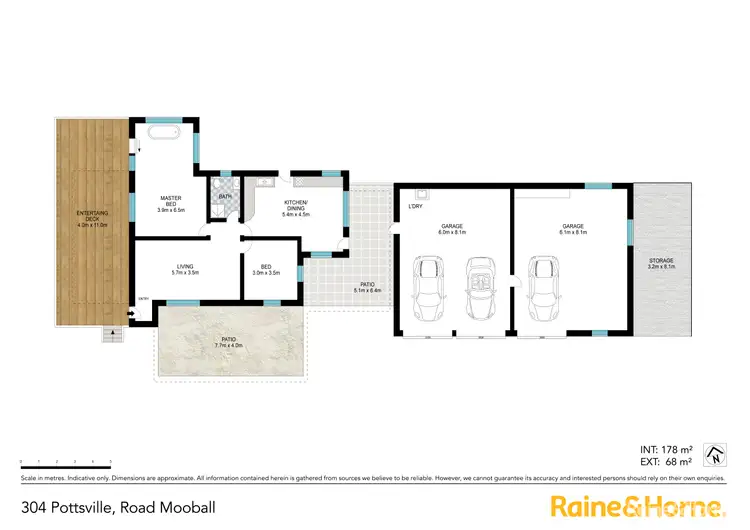 Floorplan of Homely house listing, 304 Pottsville Road, Mooball NSW 2483