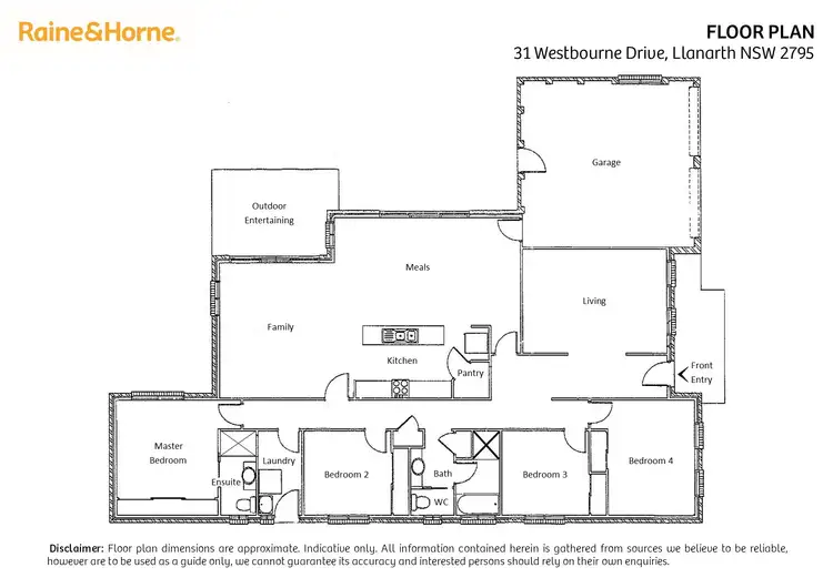 Floorplan of Homely house listing, 31 Westbourne Drive, Llanarth NSW 2795