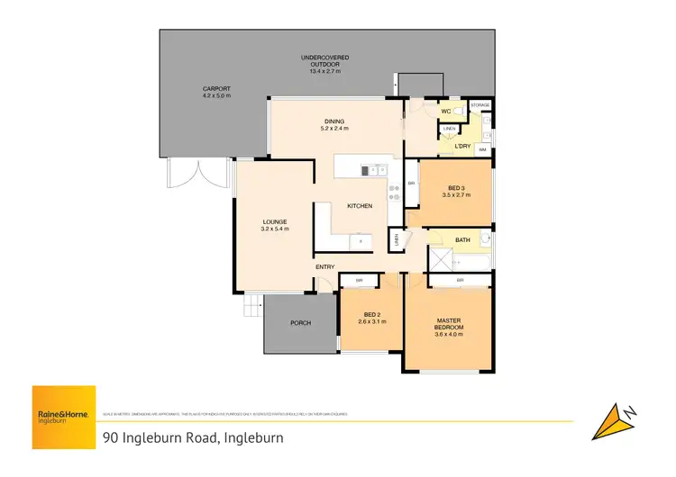 Floorplan of Homely house listing, 90 Ingleburn Road, Ingleburn NSW 2565
