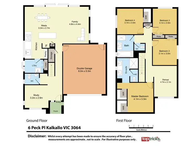 Floorplan of Homely house listing, 6 Peck Place, Kalkallo VIC 3064