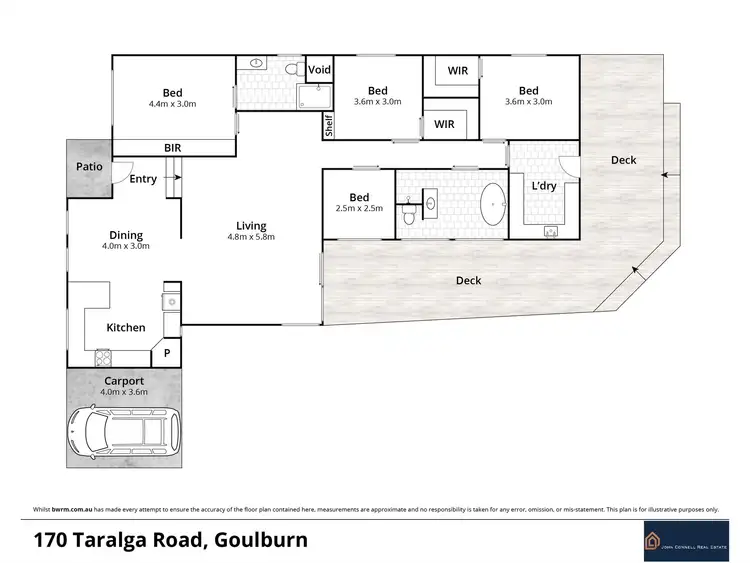 Floorplan of Homely house listing, 170 Taralga Road, Goulburn NSW 2580