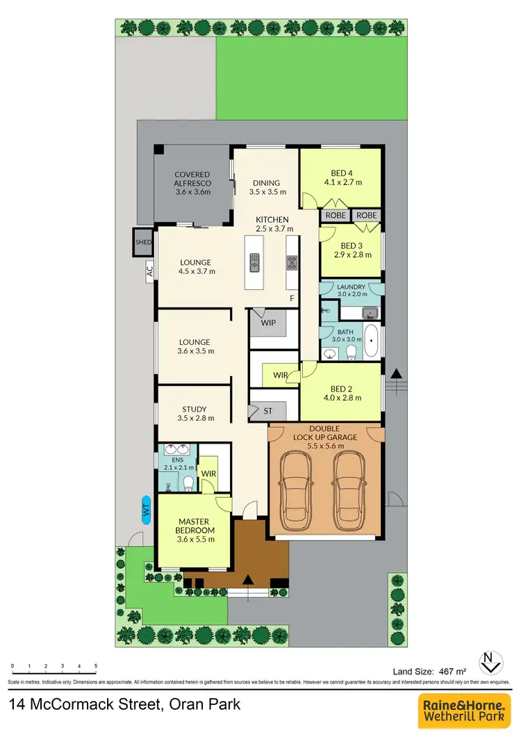 Floorplan of Homely house listing, 14 McCormack Street, Oran Park NSW 2570