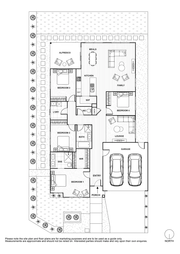 Floorplan of Homely house listing, 22 Compton Way, Clyde North VIC 3978