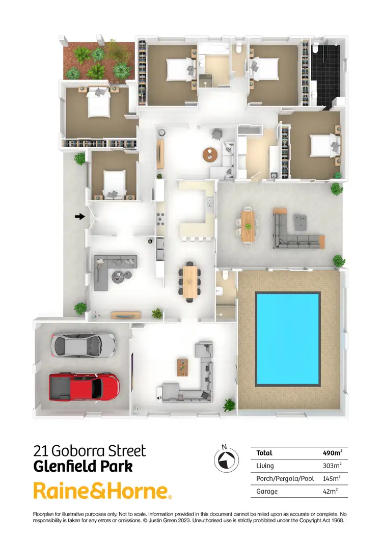 Floorplan of Homely house listing, 21 Goborra Street, Glenfield Park NSW 2650