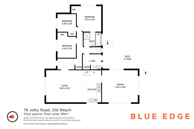 Floorplan of Homely house listing, 79 Jetty Road, Old Beach TAS 7017