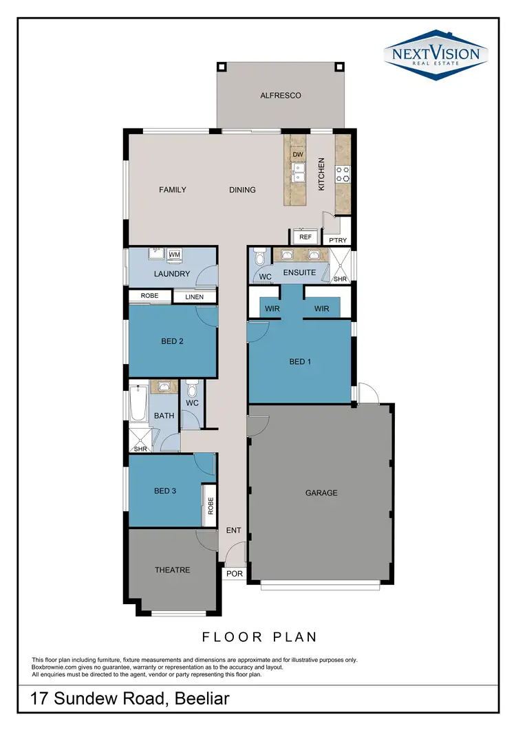 Floorplan of Homely house listing, 17 Sundew Road, Beeliar WA 6164