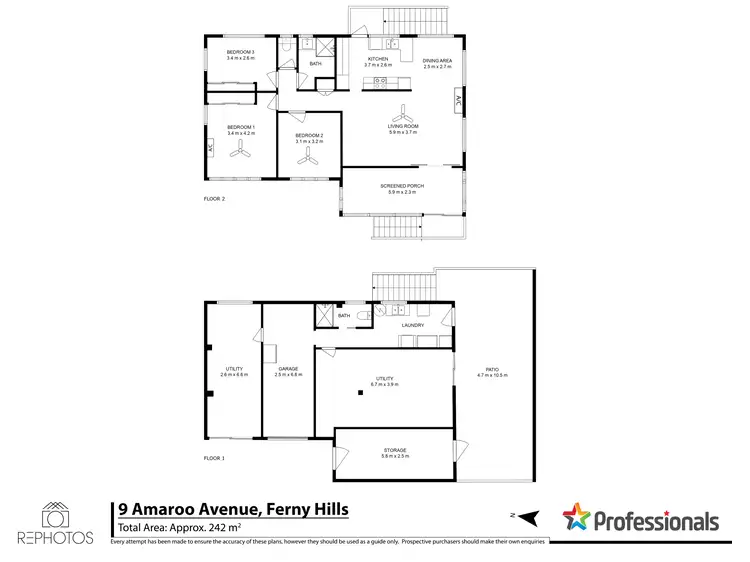 Floorplan of Homely house listing, 9 Amaroo Avenue, Ferny Hills QLD 4055
