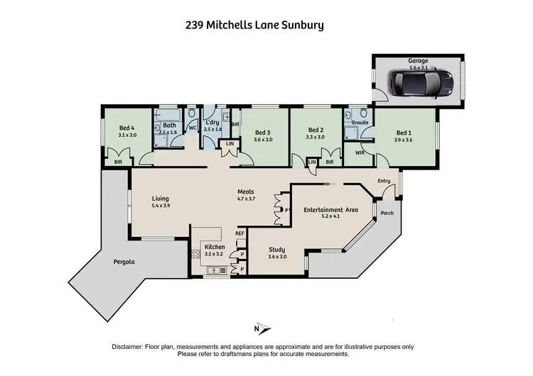 Floorplan of Homely house listing, 239 Mitchells Lane, Sunbury VIC 3429