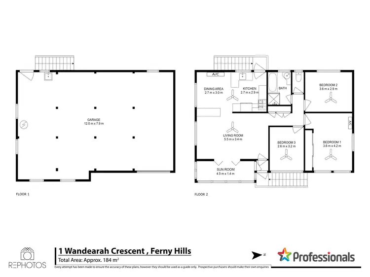 Floorplan of Homely house listing, 1 Wandearah Crescent, Ferny Hills QLD 4055