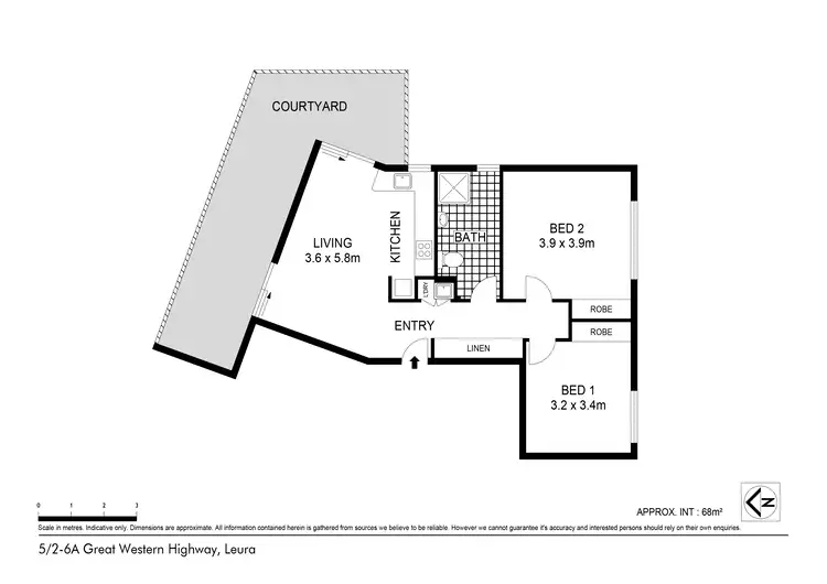 Floorplan of Homely apartment listing, 5/2-6a Great Western Highway, Leura NSW 2780