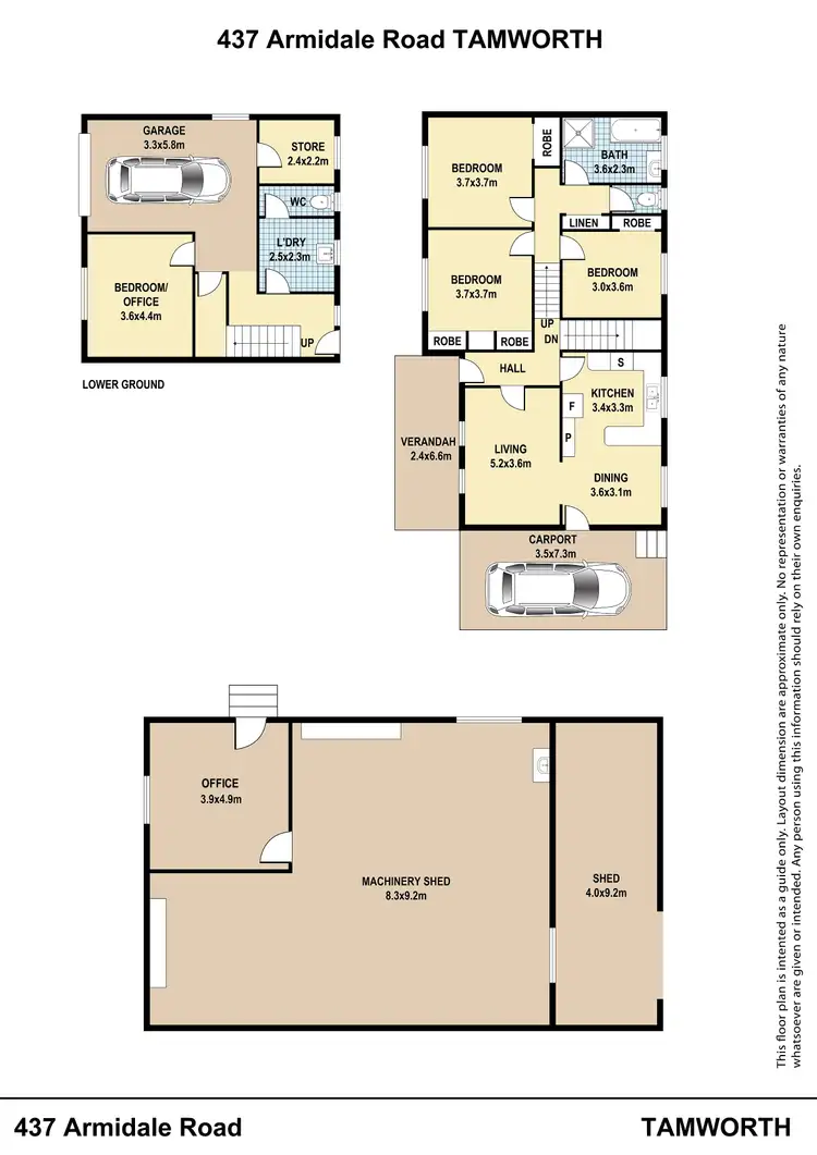Floorplan of Homely house listing, 437 Armidale Road, East Tamworth NSW 2340