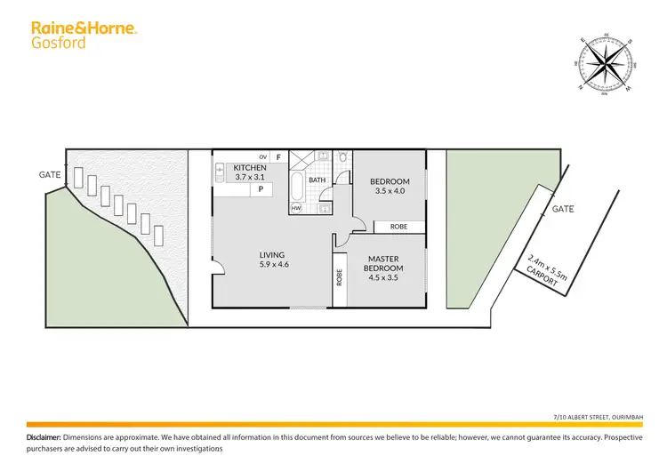 Floorplan of Homely villa listing, 7/10 Albert Street, Ourimbah NSW 2258