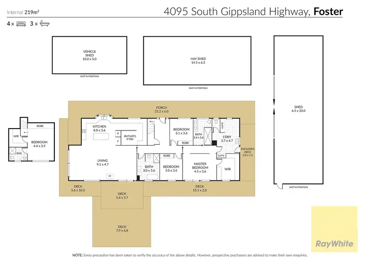 Floorplan of Homely rural property listing, 4095 South Gippsland Highway, Foster VIC 3960