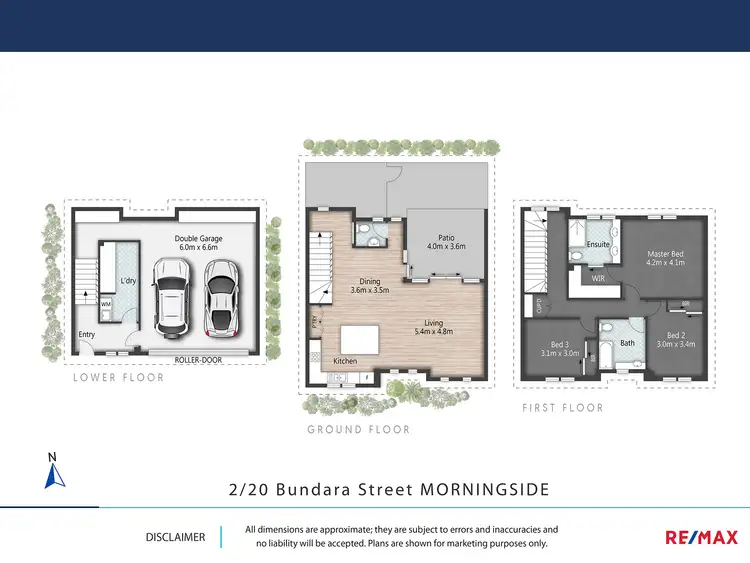Floorplan of Homely townhouse listing, 2/20 Bundara Street, Morningside QLD 4170