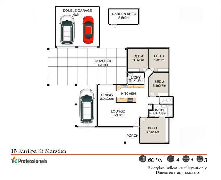 Floorplan of Homely house listing, 15 Kurilpa Street, Marsden QLD 4132
