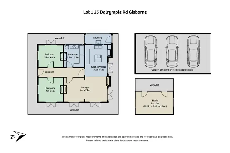 Floorplan of Homely house listing, Lot 1/25 Dalrymple Road, Gisborne VIC 3437