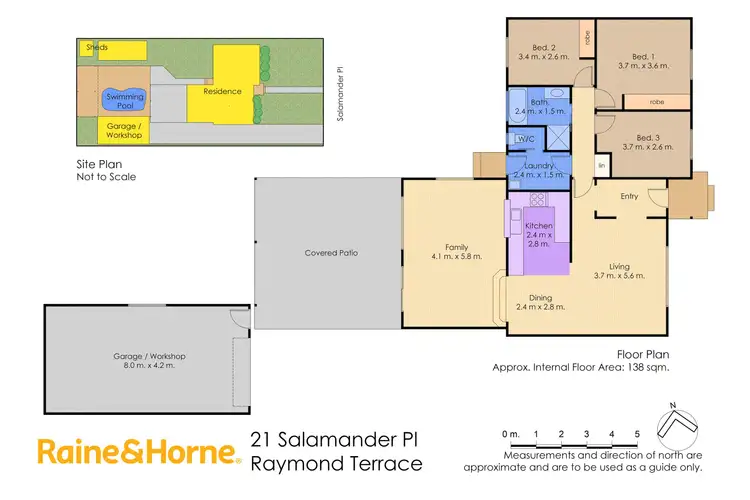 Floorplan of Homely house listing, 21 Salamander Place, Raymond Terrace NSW 2324