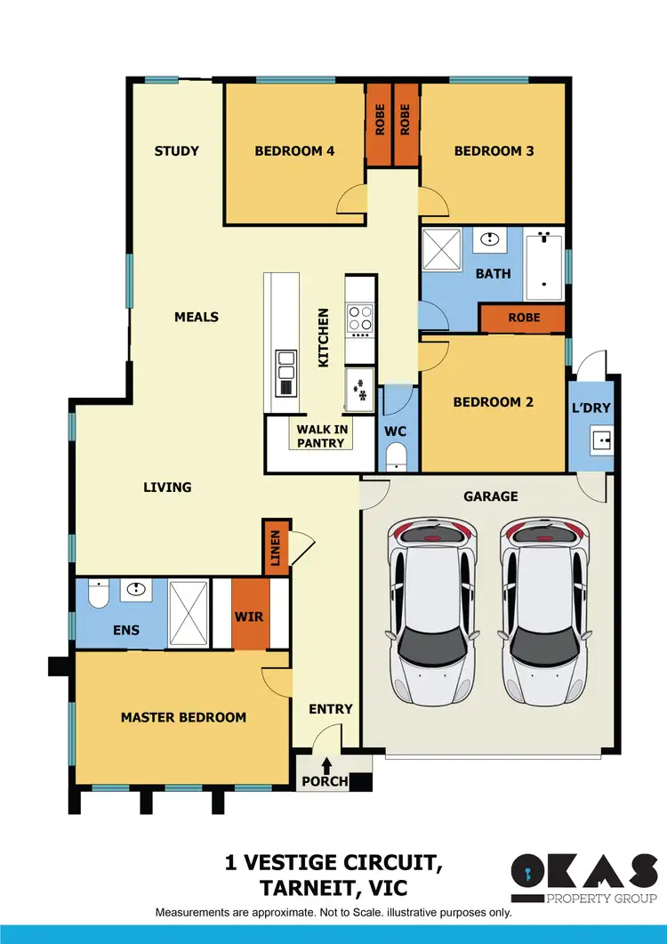 Floorplan of Homely house listing, 1 Vestige Circuit, Tarneit VIC 3029