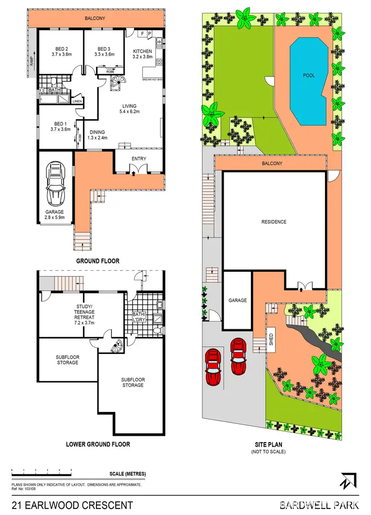 Floorplan of Homely house listing, 21 Earlwood Crescent, Bardwell Park NSW 2207