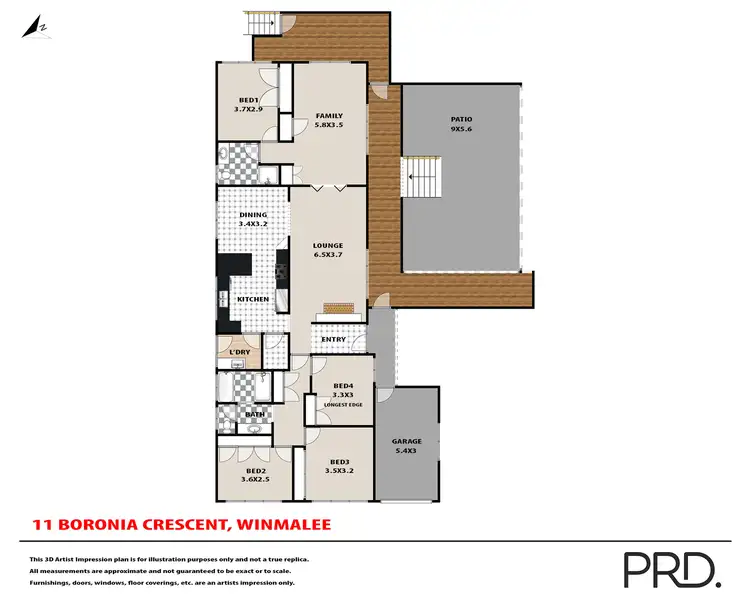 Floorplan of Homely house listing, 11 Boronia Crescent, Winmalee NSW 2777