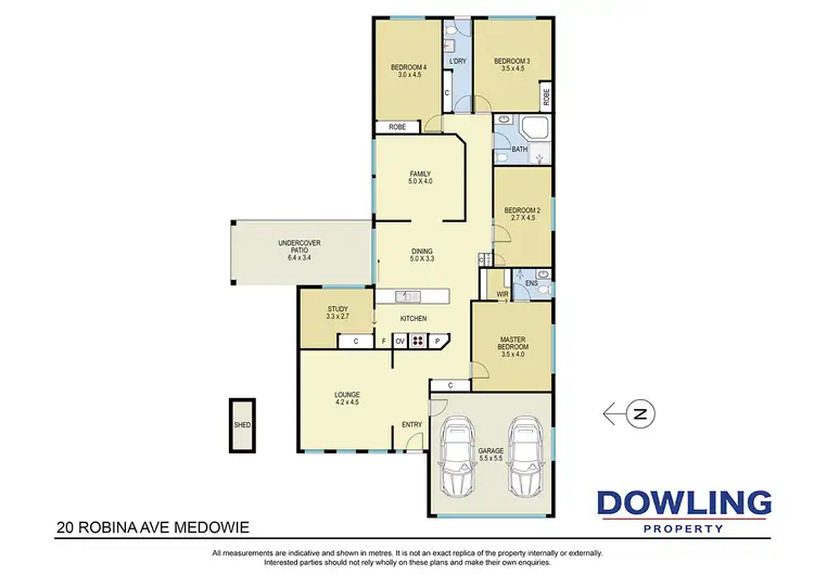 Floorplan of Homely house listing, 20 Robina Avenue, Medowie NSW 2318