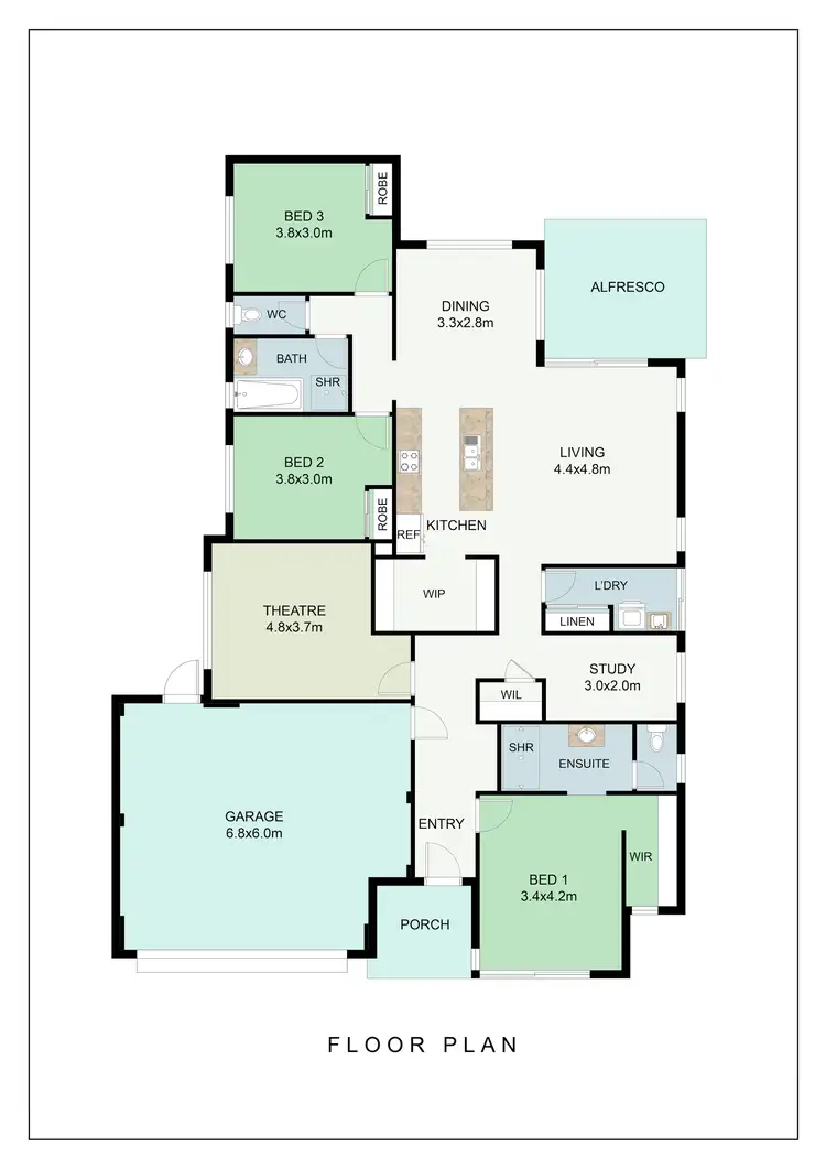 Floorplan of Homely house listing, 18 Reliant Retreat, Byford WA 6122
