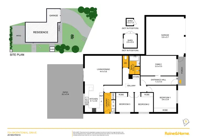 Floorplan of Homely house listing, 72A Bicentennial Drive, Jerrabomberra NSW 2619
