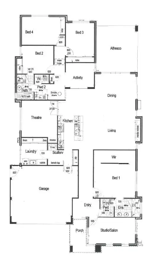 Floorplan of Homely house listing, 53 Partridge Bend, Byford WA 6122