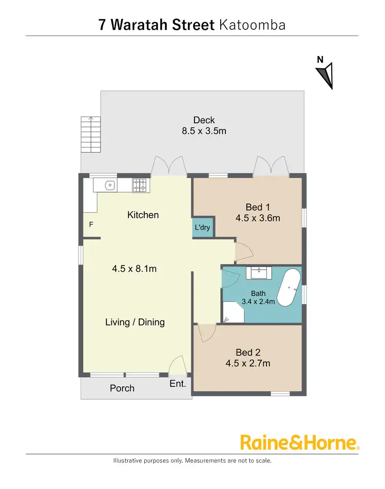 Floorplan of Homely house listing, 7 Waratah Street, Katoomba NSW 2780