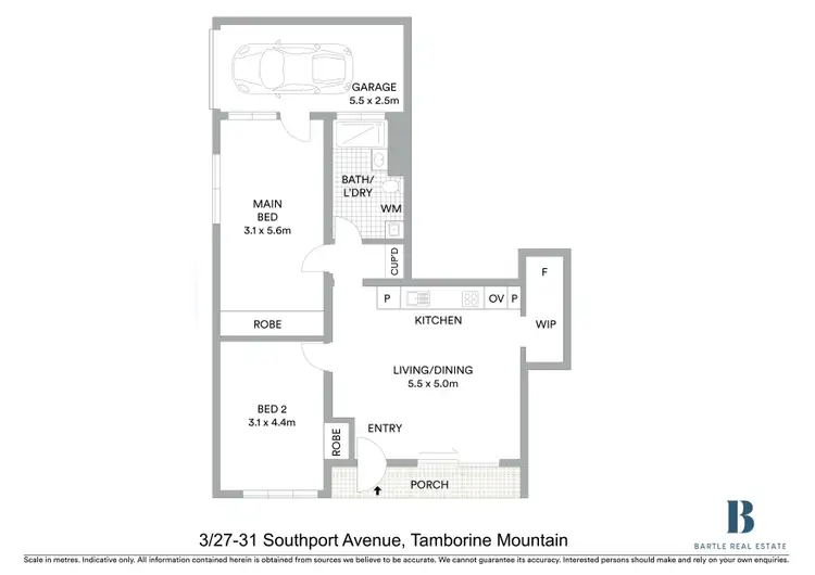 Floorplan of Homely unit listing, 3/27-31 Southport Avenue, Tamborine Mountain QLD 4272