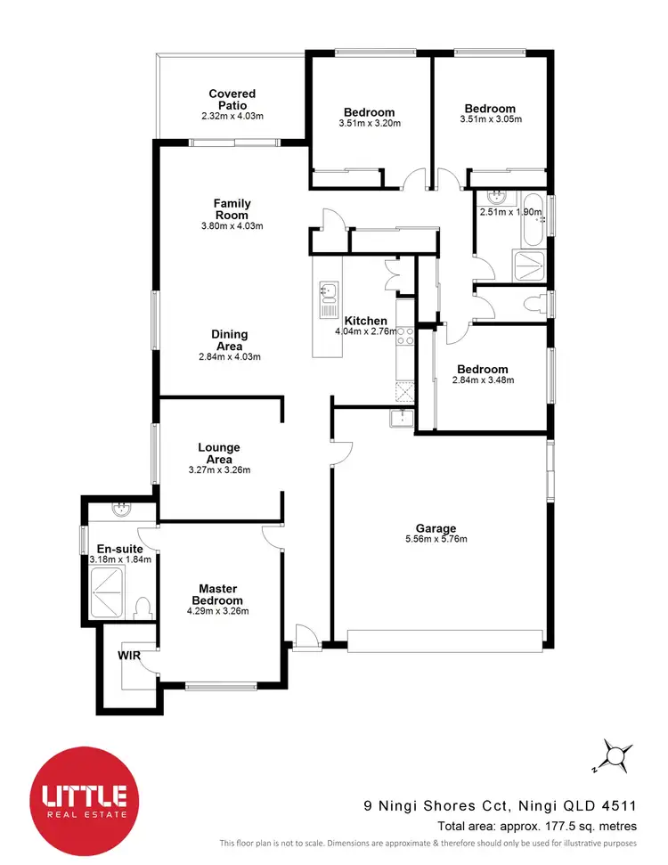 Floorplan of Homely house listing, 9 Ningi Shores Circuit, Ningi QLD 4511