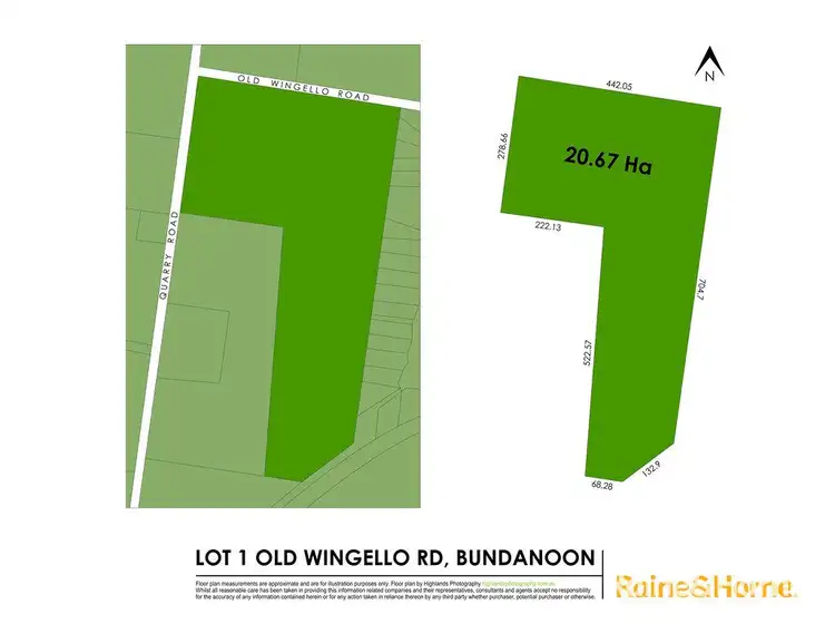 Floorplan of Homely land listing, Lot 1 Old Wingello Road, Bundanoon NSW 2578