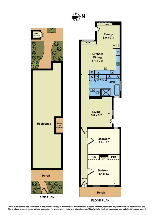 Floorplan of Homely house listing, 54A Albert Street, Footscray VIC 3011