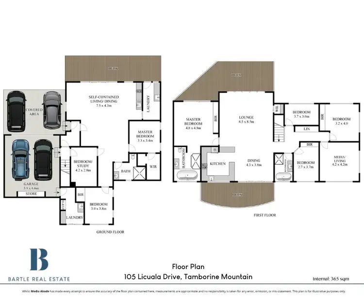 Floorplan of Homely house listing, 105 Licuala Drive, Tamborine Mountain QLD 4272