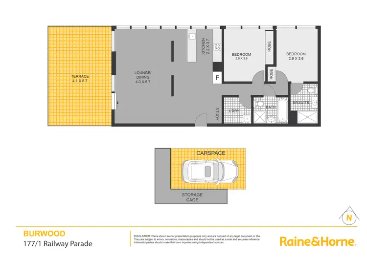 Floorplan of Homely apartment listing, 177/1 Railway Parade, Burwood NSW 2134