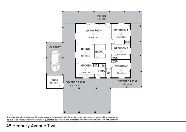 Floorplan of Homely house listing, 49 Henbury Avenue, Tiwi NT 810