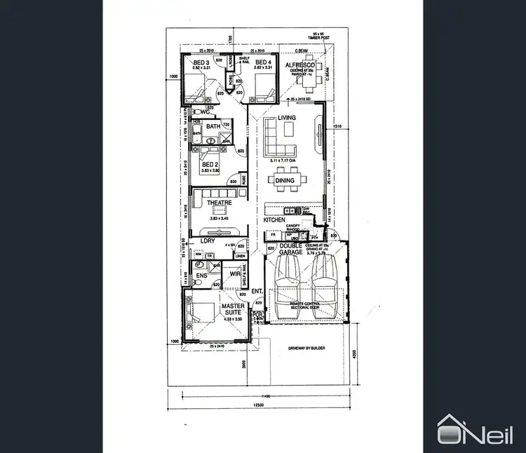 Floorplan of Homely house listing, 28 Harding Street, Hilbert WA 6112