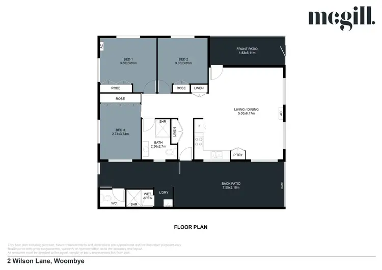 Floorplan of Homely house listing, 2 Wilson Lane, Woombye QLD 4559