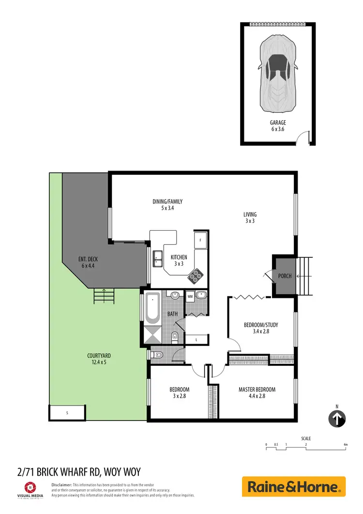 Floorplan of Homely villa listing, 2/71 Brick Wharf Road, Woy Woy NSW 2256