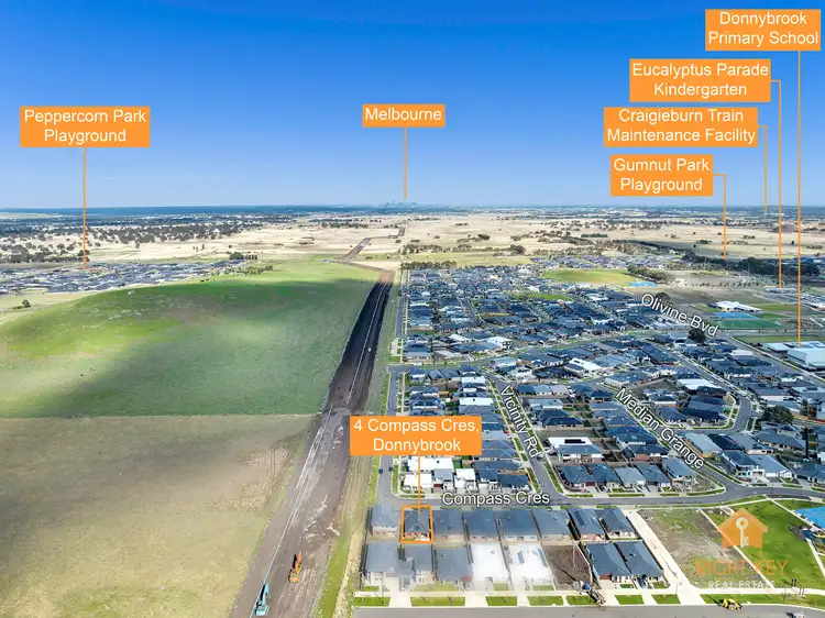 Floorplan of Homely house listing, 4 Compass Cr, Donnybrook VIC 3064