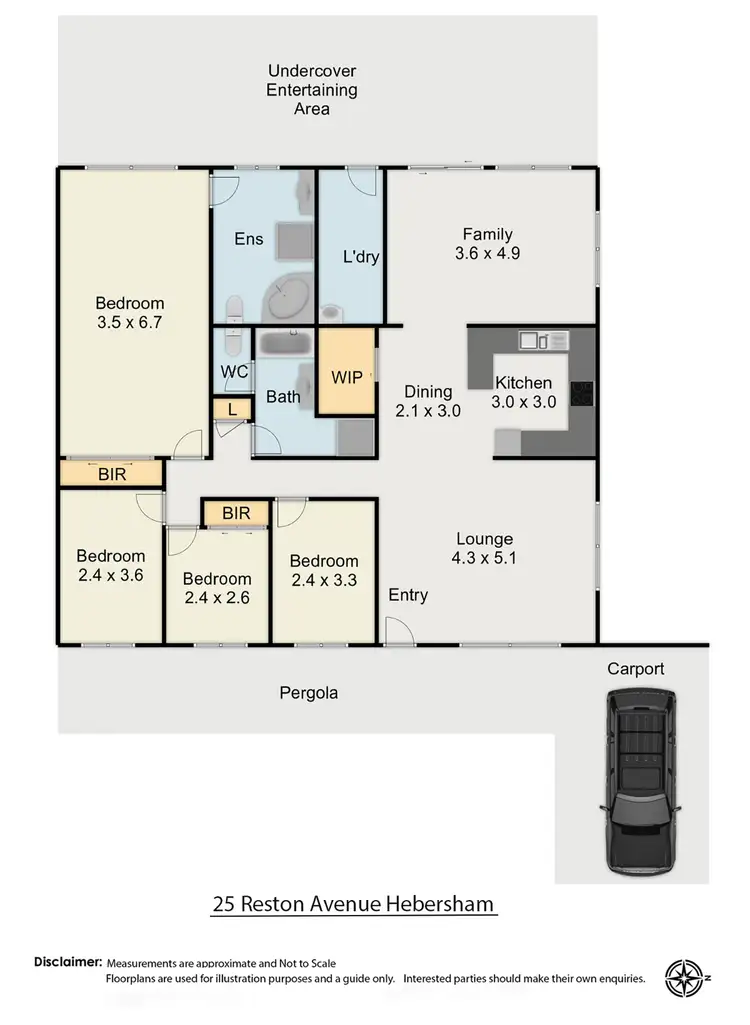Floorplan of Homely house listing, 25 Reston Avenue, Hebersham NSW 2770