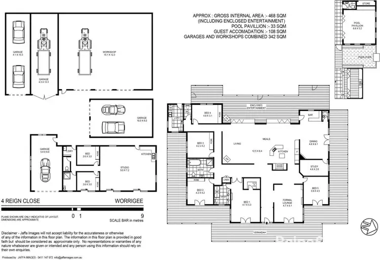 Floorplan of Homely rural property listing, 4 Reign Close, Worrigee NSW 2540