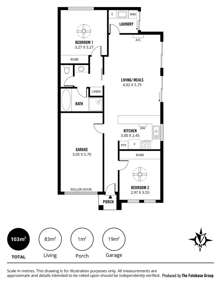 Floorplan of Homely house listing, 10 Blaby Road, Morphett Vale SA 5162