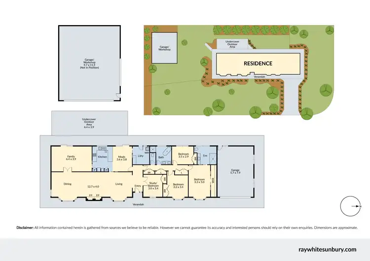 Floorplan of Homely house listing, 9 Skyline Drive, Gisborne VIC 3437