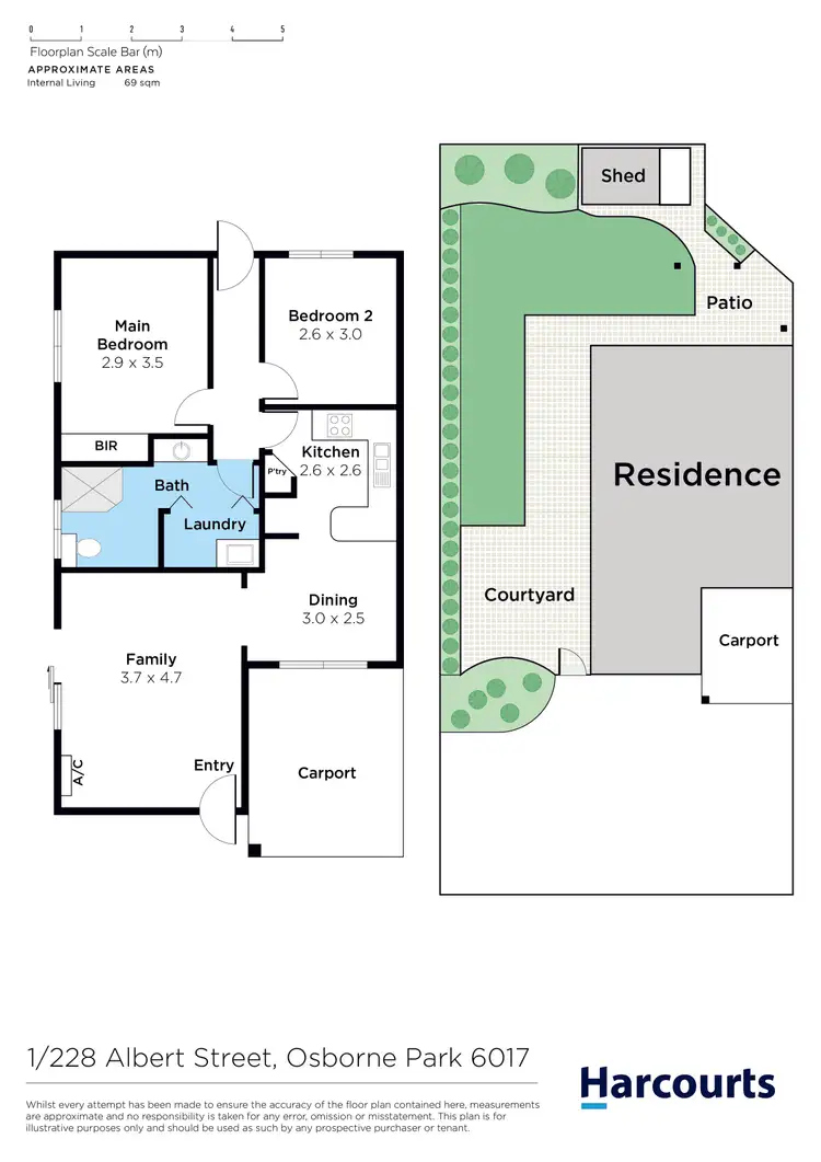 Floorplan of Homely house listing, 1/228 Albert Street, Osborne Park WA 6017