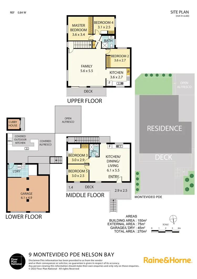 Floorplan of Homely house listing, 9 Montevideo Parade, Nelson Bay NSW 2315