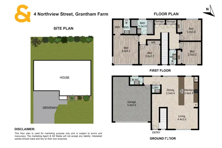 Floorplan of Homely house listing, 4 Northview Street, Grantham Farm NSW 2765