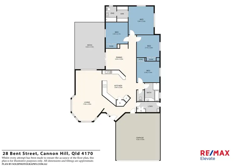 Floorplan of Homely house listing, 28 Bent Street, Cannon Hill QLD 4170