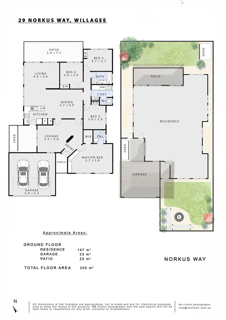 Floorplan of Homely house listing, 29 Norkus Way, Willagee WA 6156